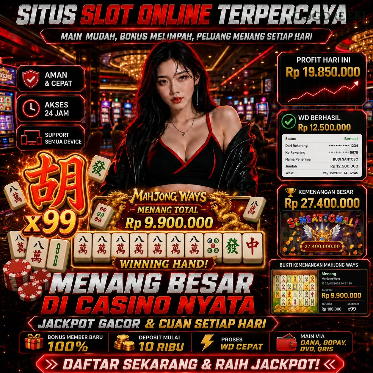 Ikon aplikasi gogorejeki resmi